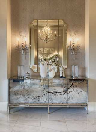 Entertainment Luxe living room Burlington luxury interior design