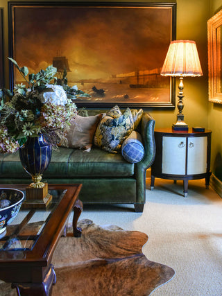Living luxe project living room interior design Burlington