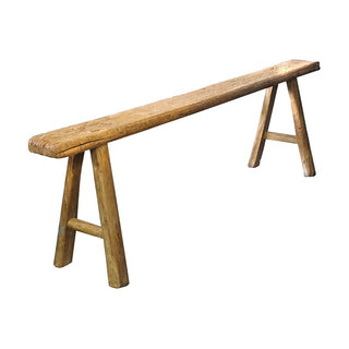 Antique Skinny Wooden Bench