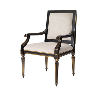 Barrington Arm Chair - Black/Gold