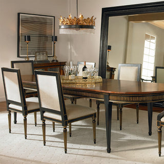 Barrington Side Chair - Black/Gold