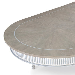Barrington Dining Table - White/Silver