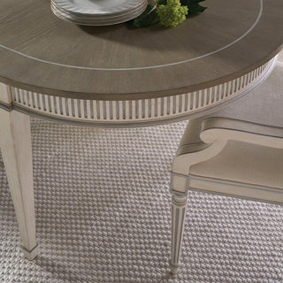 Barrington Dining Table - White/Silver