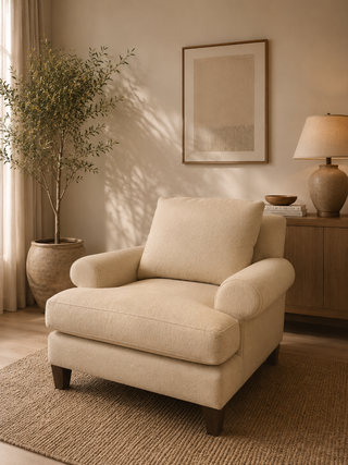 Bernhardt Isabella Fabric Chair + Complimentary Ottoman
