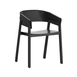 Black Curved Dining Chair