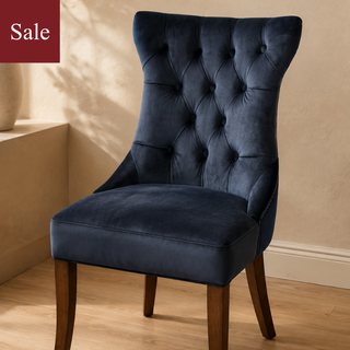 Blue Velvet Sophie Side Chair