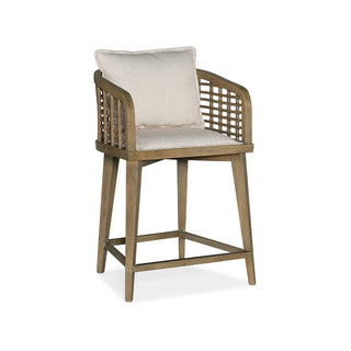 Caleb Barrel Back Counter Stool