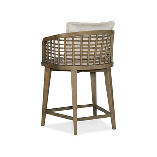 Caleb Barrel Back Counter Stool