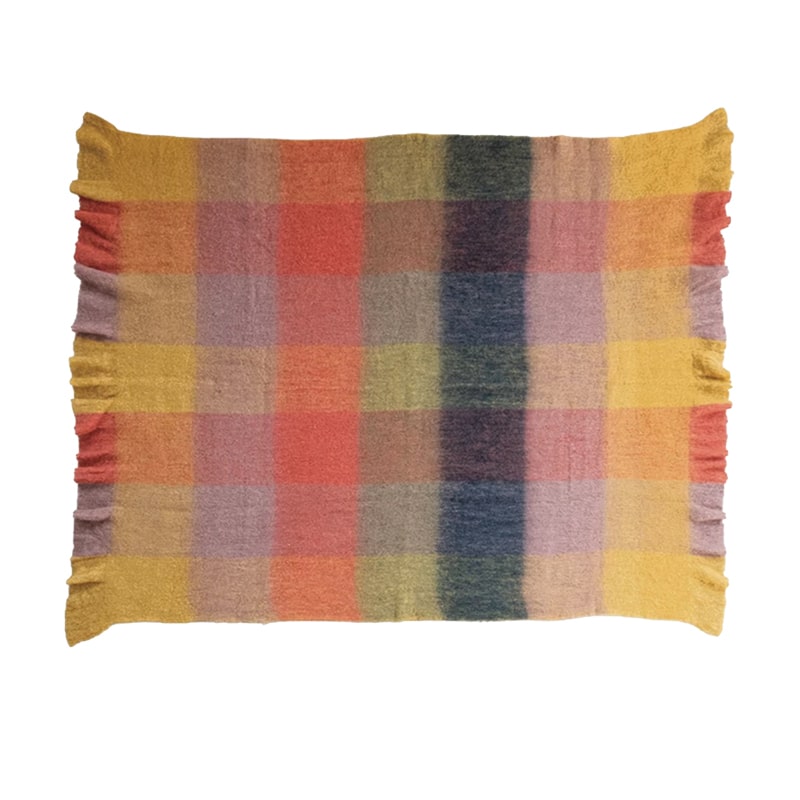 Colourful Cozy Throw Blanket