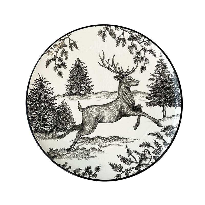 Deer Serving Plate