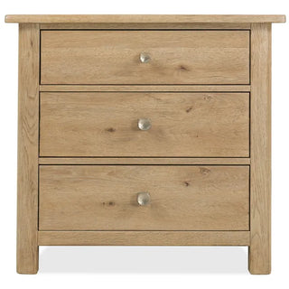 Driftwood Three-Drawer Nightstand