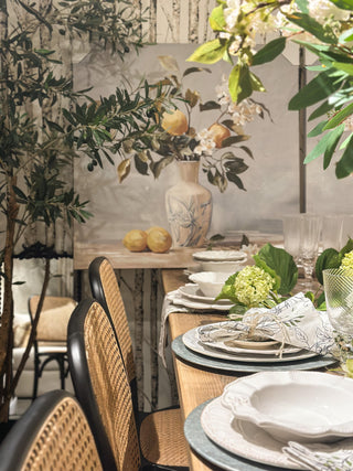 Elizabeth Interiors Burlington Furniture Showroom Tablescape Home Decor