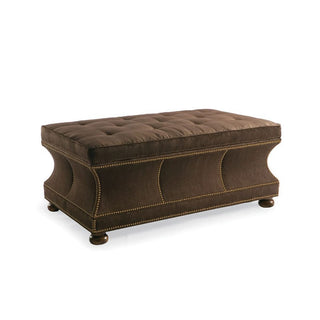 Hickory Storage Ottoman
