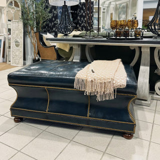 Hickory Storage Ottoman