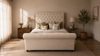 King Tufted Bed