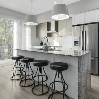 Logan Bar Stool in Black