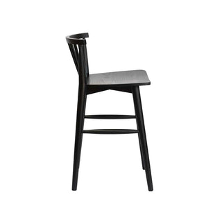 Lucy Black Counter Stool