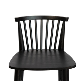 Lucy Black Counter Stool