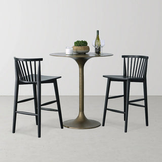 Lucy Black Counter Stool - Availability April 2024