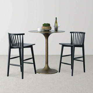 Lucy Black Counter Stool