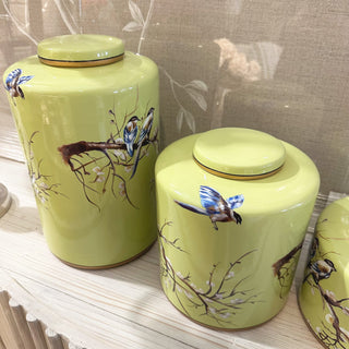 Patterned Ceramic Ginger Jars