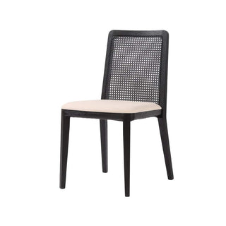 Sofia Black Cane Dining Chair