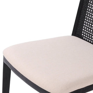 Sofia Black Cane Dining Chair