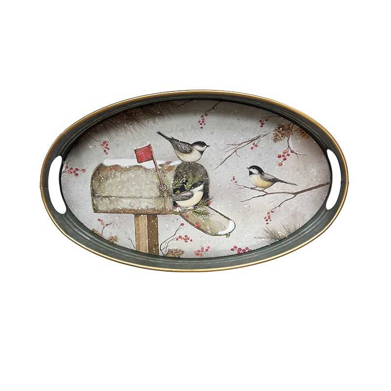 Tin Bird Tray