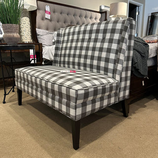 Plaid Settee