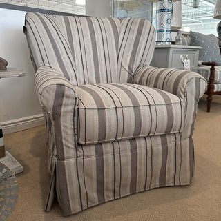 Comfy Slipcover Swivel Chair