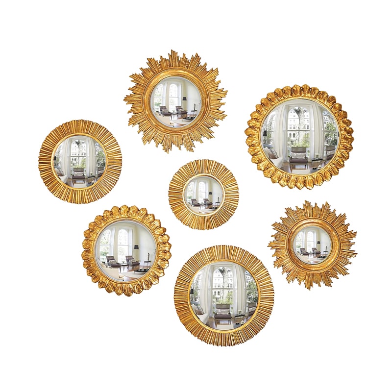 Assorted Gold Mirrors