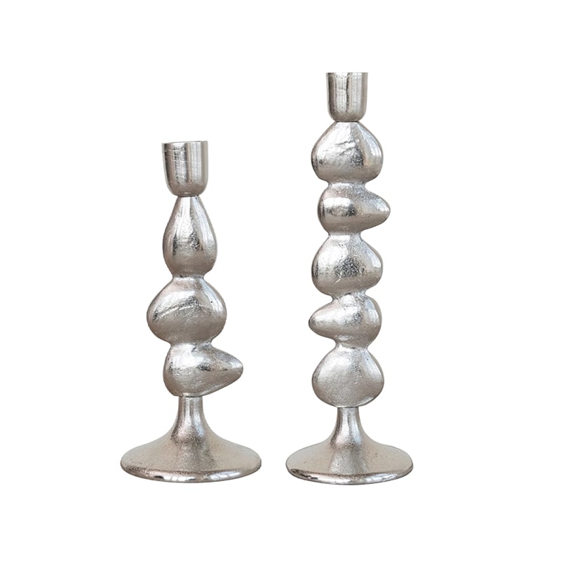 Silver Candle Holders